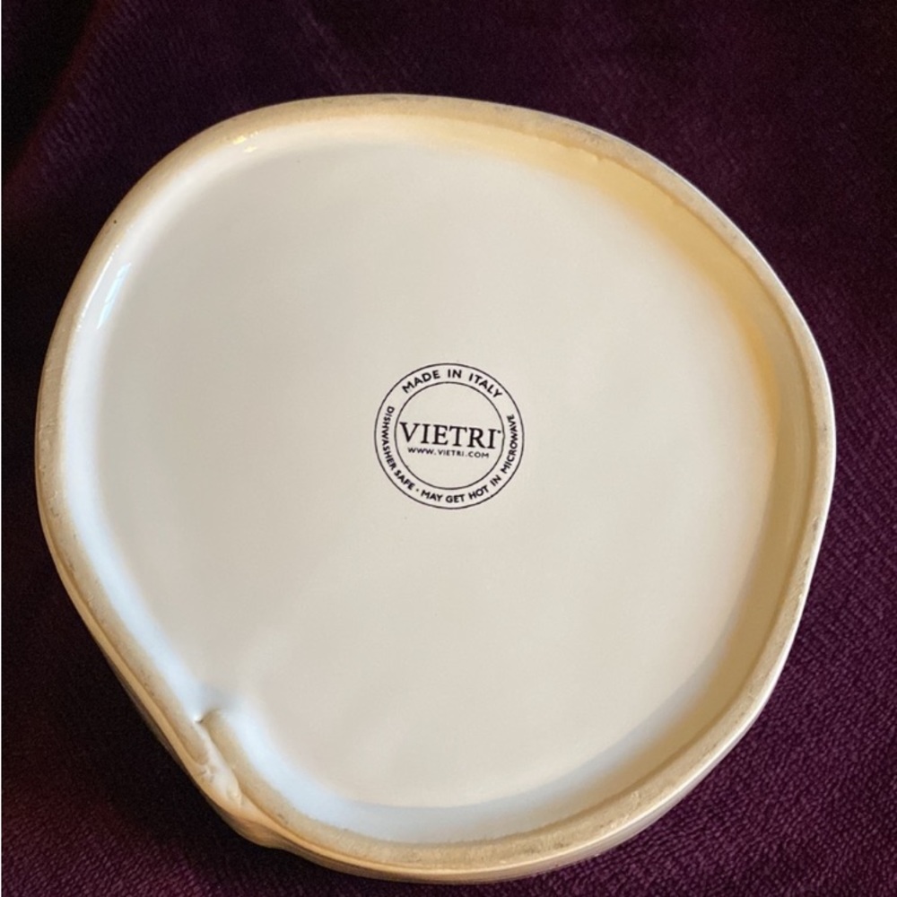 3 Vietri white stackable bowls